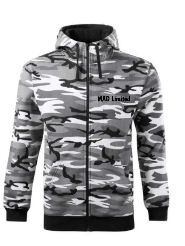 Mikina pánska Camo Zipper C19