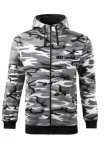 Mikina pánska Camo Zipper C19
