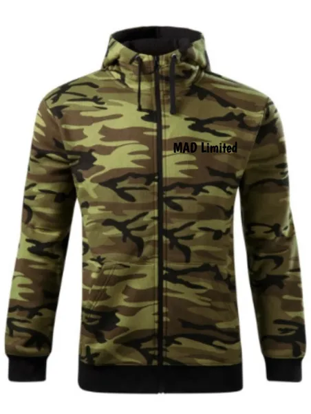Mikina pánska Camo Zipper C19