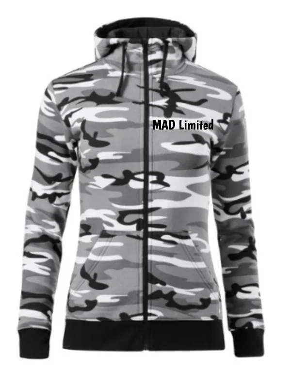 Mikina dámska Camo Zipper C20