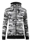 Mikina dámska Camo Zipper C20