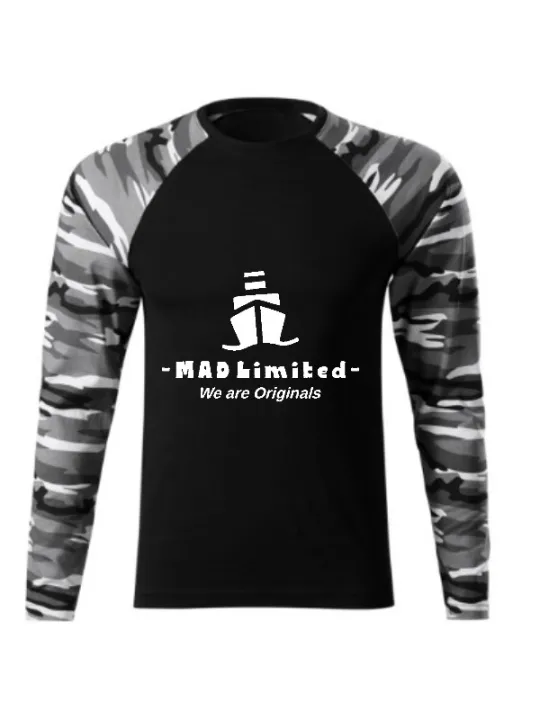 Tričko unisex Camouflage LS 166
