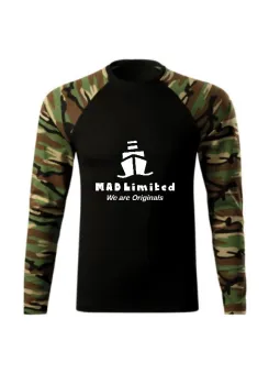 Tričko unisex Camouflage LS 166