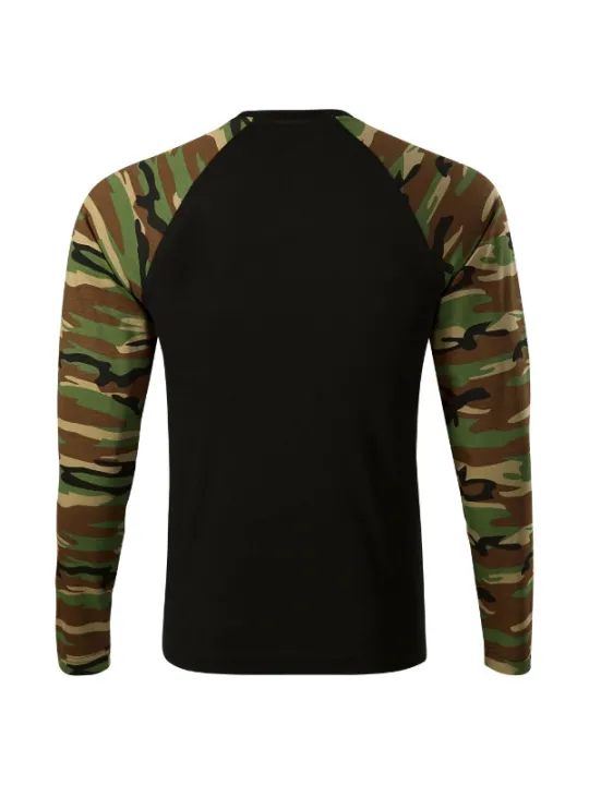 Tričko unisex Camouflage LS 166