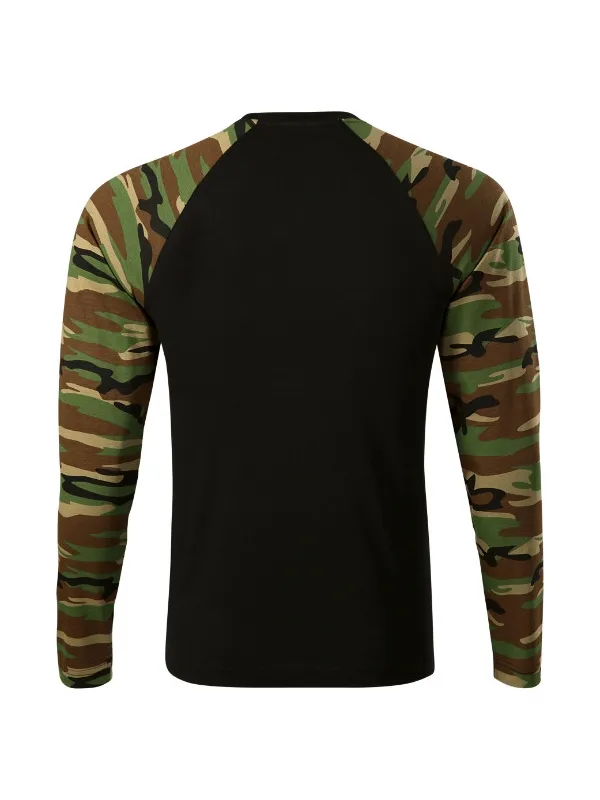 Tričko unisex Camouflage LS 166