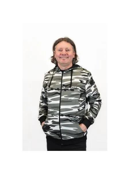 Mikina pánska Camo Zipper C19