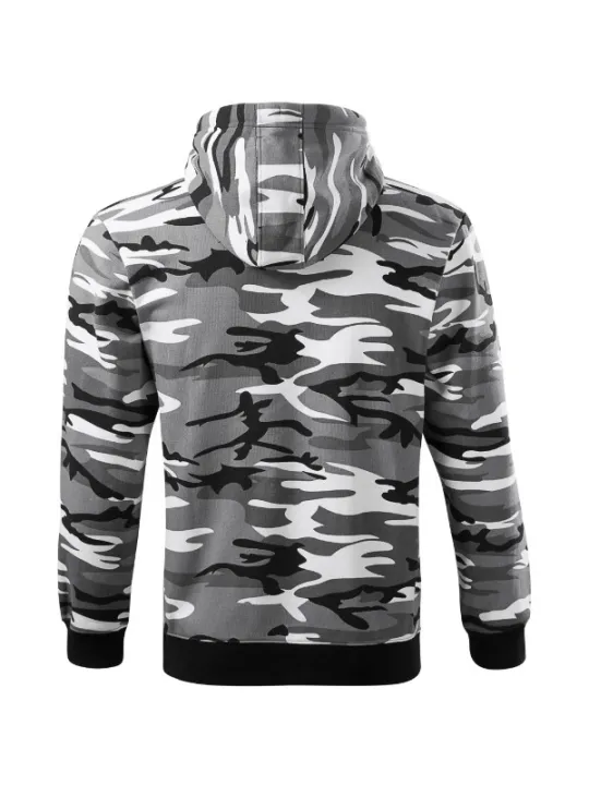 Mikina pánska Camo Zipper C19