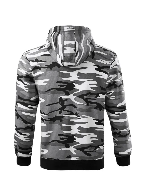 Mikina pánska Camo Zipper C19