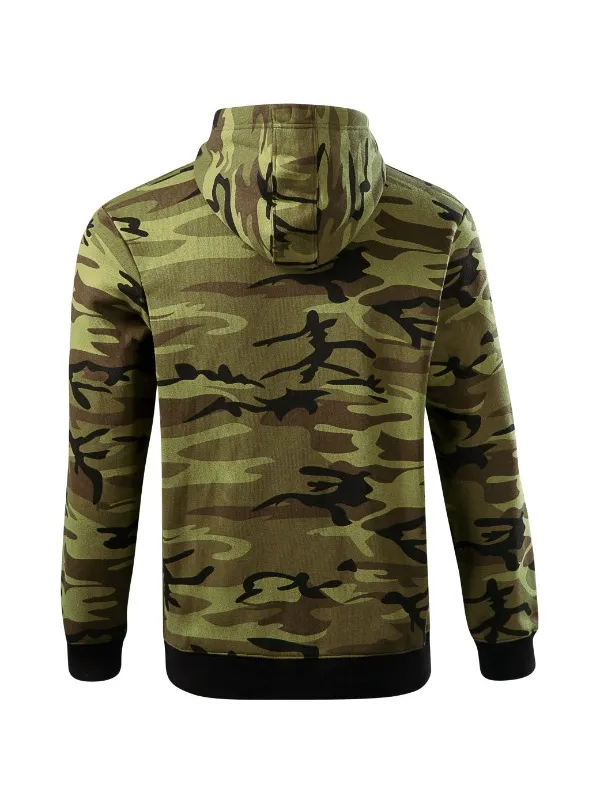 Mikina pánska Camo Zipper C19