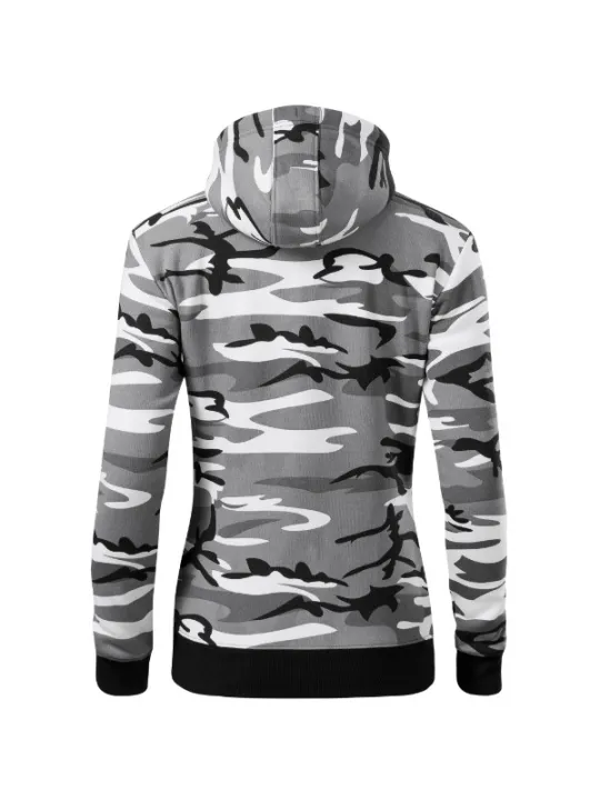 Mikina dámska Camo Zipper C20