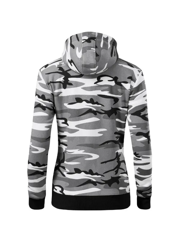 Mikina dámska Camo Zipper C20
