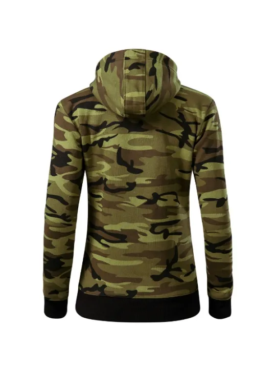 Mikina dámska Camo Zipper C20