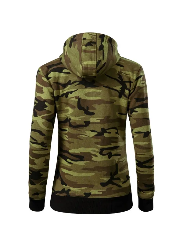 Mikina dámska Camo Zipper C20